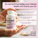 Stay Sharp Spectrum multivitamin in daily use